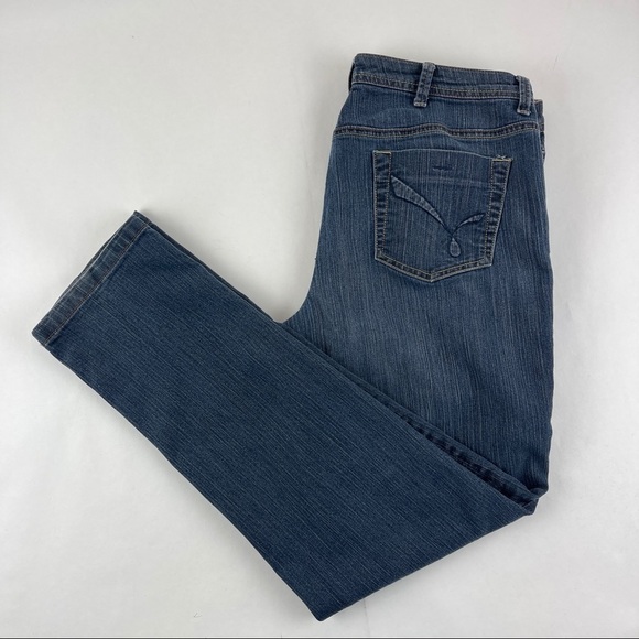 Venezia Jeans Size 16 Blue Denim Pockets - Picture 1 of 9